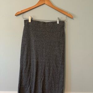 Divided Charcoal Jersey Pencil Skirt